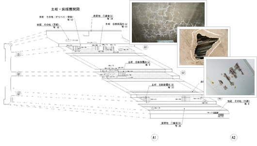 主桁・床版展開図